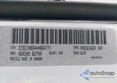 2017 Chrysler 300 300S z USA, uszkodzony, nr VIN 2C3CCABG4HH664771